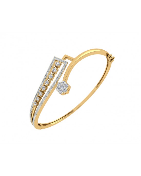 Anne diamond bracelet in 18k Gold