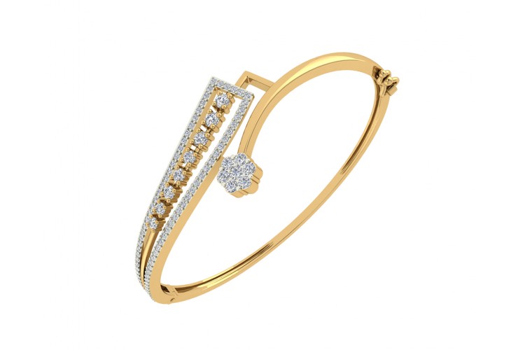 Anne diamond bracelet in 18k Gold