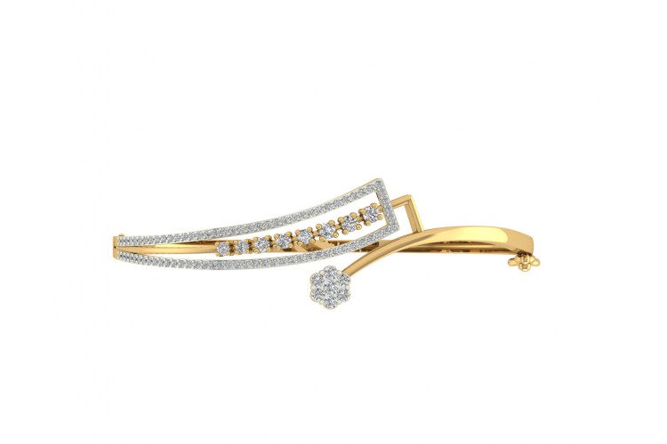 Anne diamond bracelet in 18k Gold