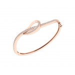 Vena Diamond Bangle in Gold