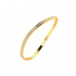 Werca Single row diamond bangle in 14k gold