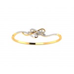 Teta Ladies Diamond Half Bangle