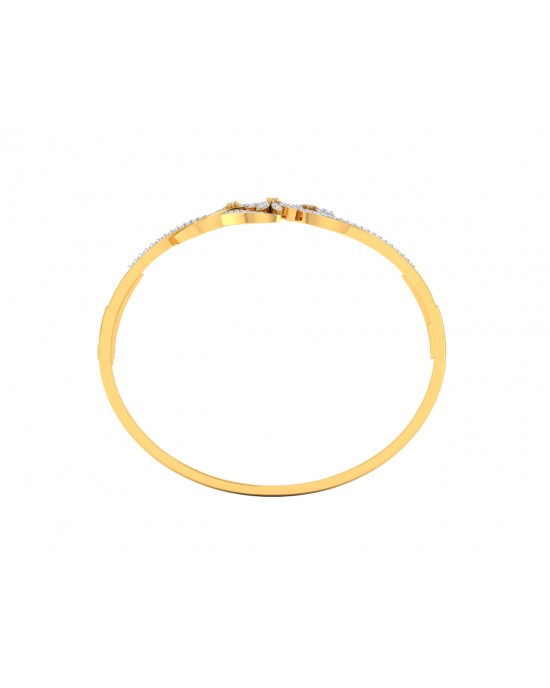 Teta Ladies Diamond Half Bangle