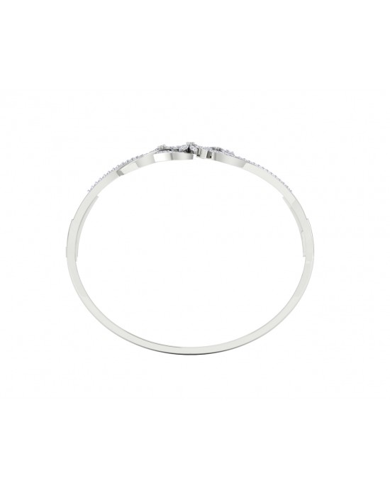 Teta Ladies Diamond Half Bangle