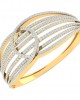 Wenda Diamond Half Bracelet in Gold 