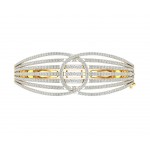 Wenda Diamond Half Bracelet in Gold 