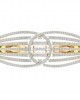 Wenda Diamond Half Bracelet in Gold 