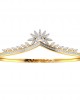 Suma Diamond Bangle in Gold 