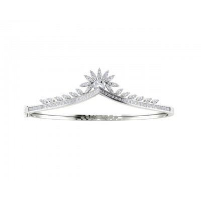 Suma Diamond Bangle in Gold 