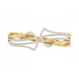 Rami Diamond half bangle