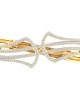 Rami Diamond half bangle