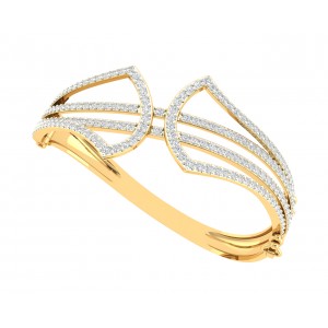 Rami Diamond half bangle