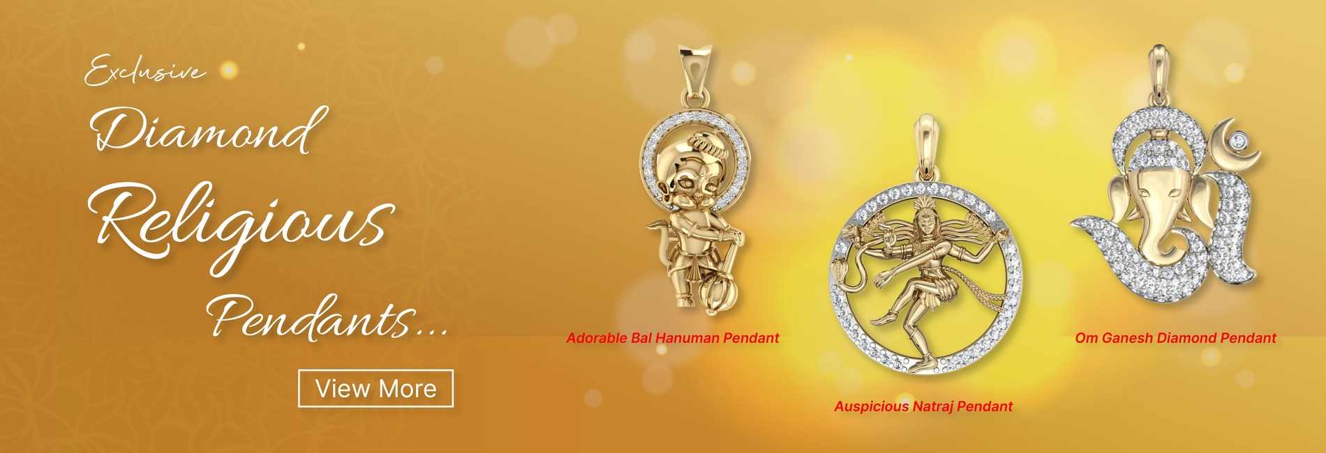 Diamond Religious Pendants