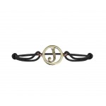 Alphabet Bracelet with Diamonds J