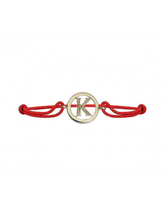Alphabet Bracelet with diamonds K