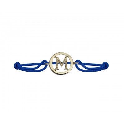 Alphabet Bracelet with Diamonds M
