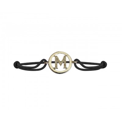 Alphabet Bracelet with Diamonds M