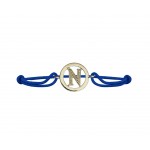 Alphabets Bracelet with diamonds N