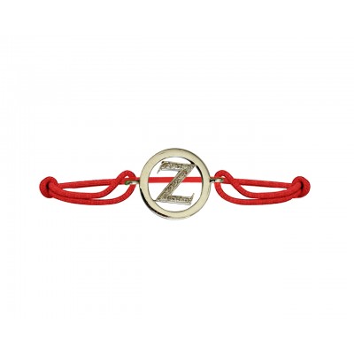 Alphabet Bracelet with diamonds Z