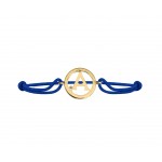 Alphabet A Gold Bracelet