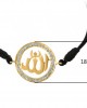 Allah Gold Bracelet with Diamonds