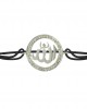 Allah Bracelet in silver Studded with 0.25cts Diamond