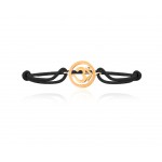 Om Single Diamond Bracelet in Gold 