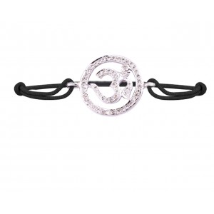 Aumkaara Om Bracelet with Diamond