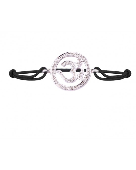 Aumkaara Om Bracelet with Diamond