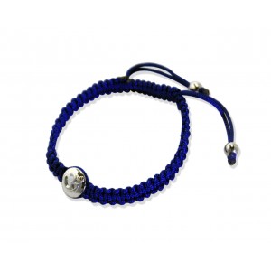 Om Bracelets in Chakra Colors with Diamond in Silver