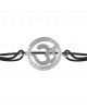 Diamond Studded Elegant Om Bracelet in 92.5 Silver