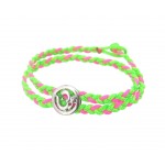 Flourescent Special Om Rakhi Bracelets 