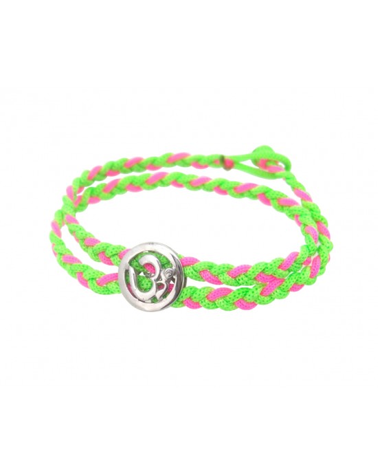 Flourescent Special Om Rakhi Bracelets 