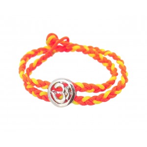 Flourescent Special Om Rakhi Bracelets 