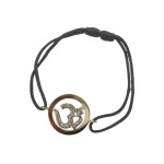 Om Gold Bracelet with Diamonds 