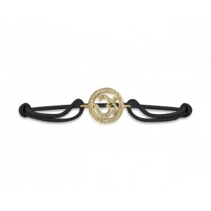 Om Bracelet in Gold Full Diamond 14mm