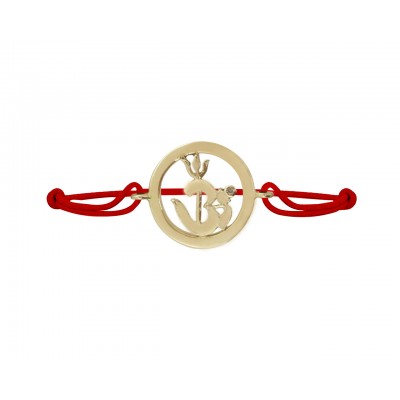 Om Shakti in Gold 