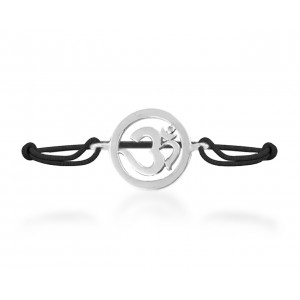 Aum Bracelet in Silver