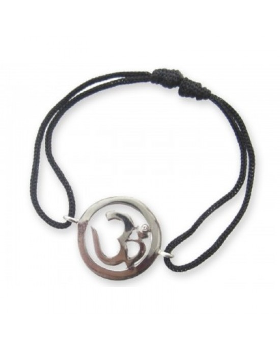 Aum Bracelet in Silver