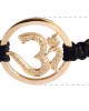 Gold Diamond Om Bracelet