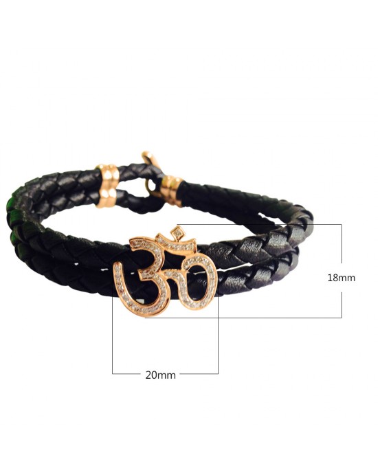 Stunning Om Bracelet for Men