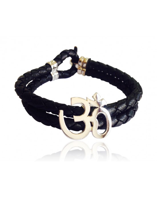 Gold Aum Bracelet for Men