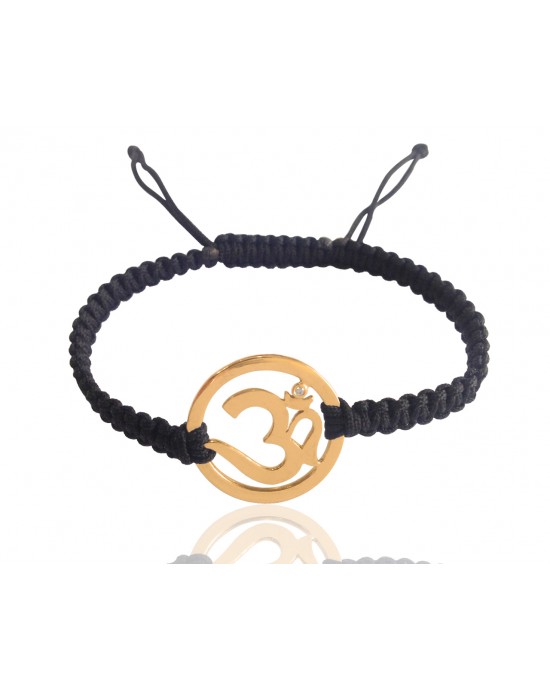 Men's Om Bracelet in Gold