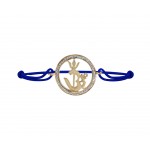 Om Shakti Gold & Diamond Bracelet