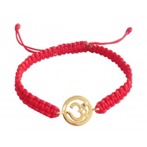 Gold Plated silver Om Rakhi