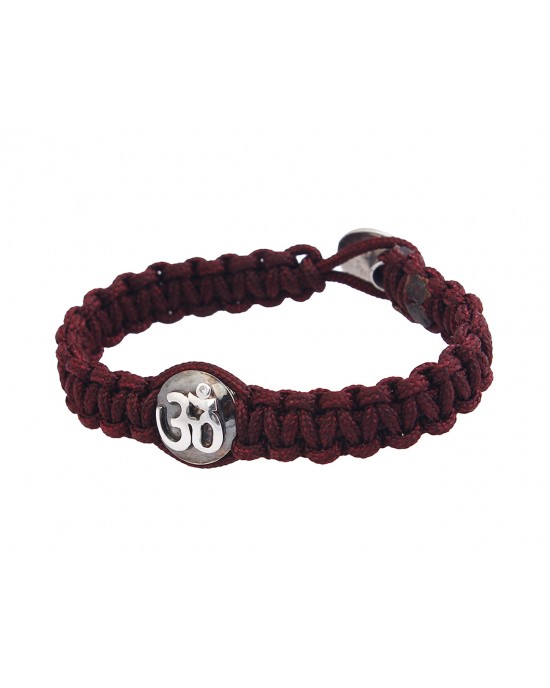 Men's Aum Bracelet in Silver