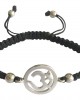 Auspicious Aum Charm Silver Bracelet for Girls