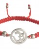 Auspicious Aum Charm Silver Bracelet for Girls