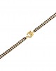 Gold Aum Bracelet on Mangalsutra Chain