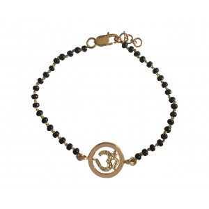 Om Diamond Bracelet on Mangalsutra Chain